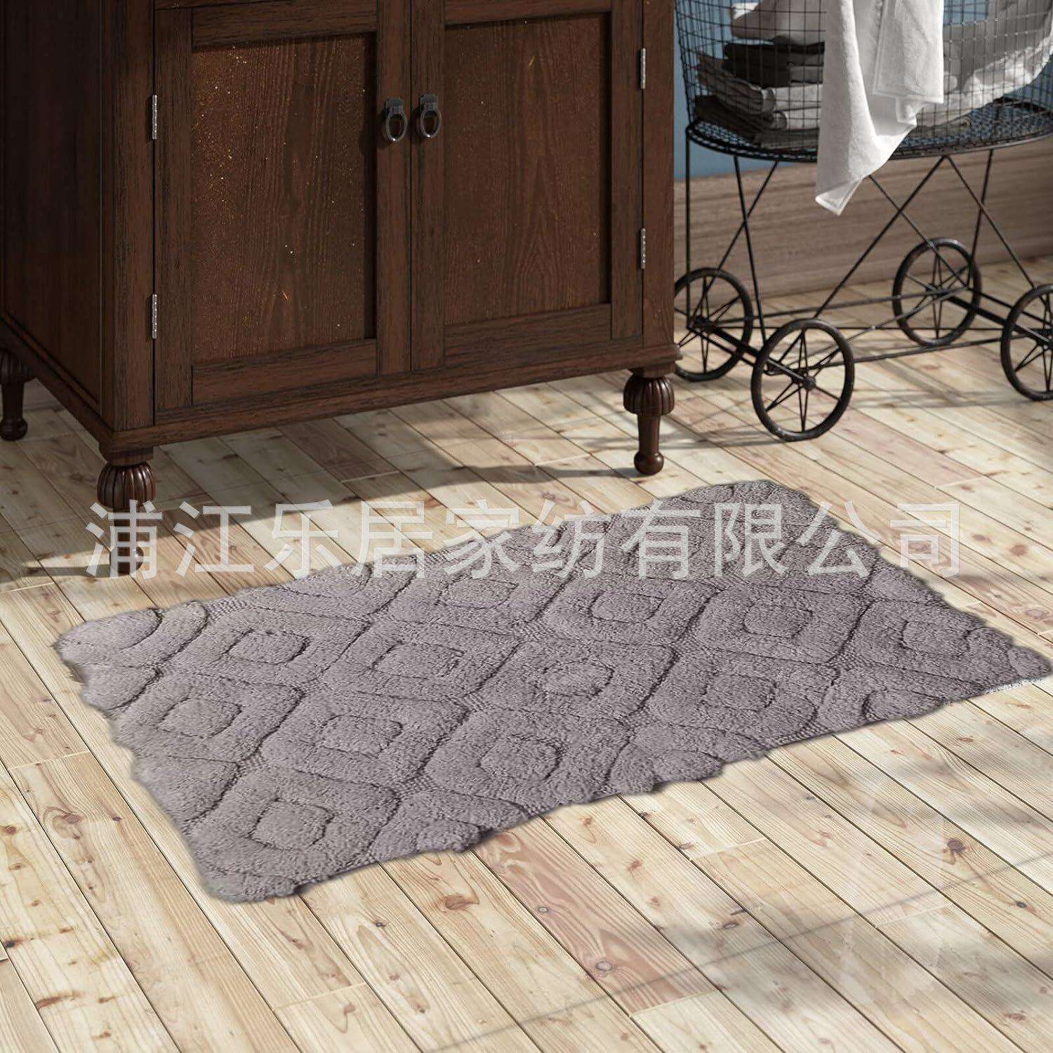 现货鹅卵石入户地垫卫生间门口吸水脚垫玄关门垫厂家浴室纯色