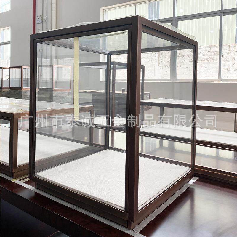大理石奢石珠宝柜展示柜透明玻璃饰金柜奢侈饰品桌面珠宝柜