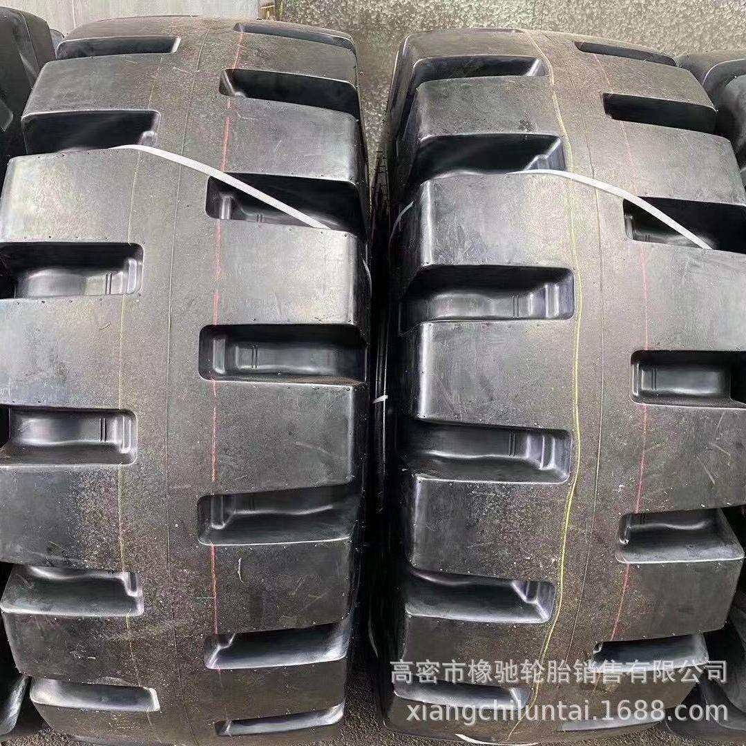 驰达通30 50装载机半实心轮胎17.5-25 23.5-25轮胎 加深花纹