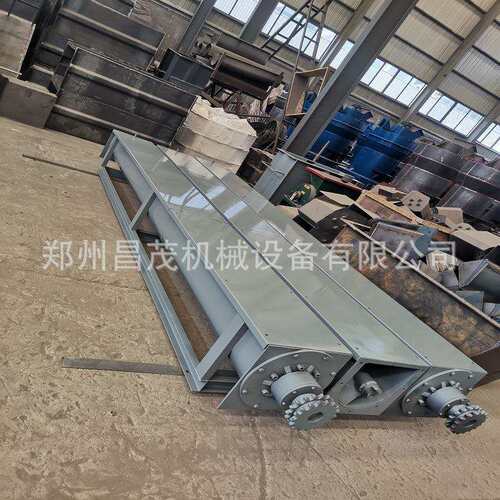 槽式无轴螺旋输送机U300型 沙子水泥污泥输送设备 昌茂