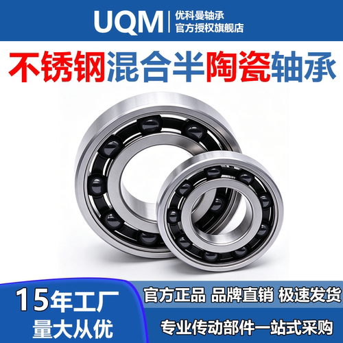 不锈钢混合陶瓷球轴承6900