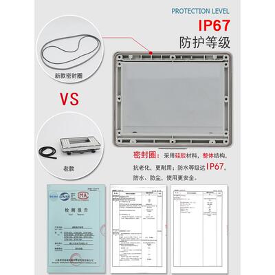 STW-144A仪器仪表透明防护罩IP67塑壳保护窗罩防水融合开关保护罩