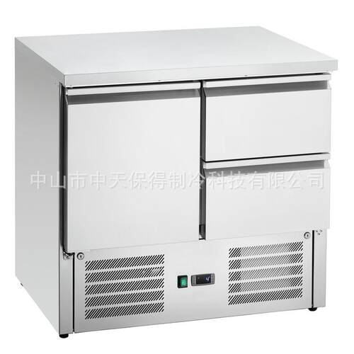 欧款抽屉式冷藏柜商用保鲜沙拉台桌面披萨操作台撒料工作台