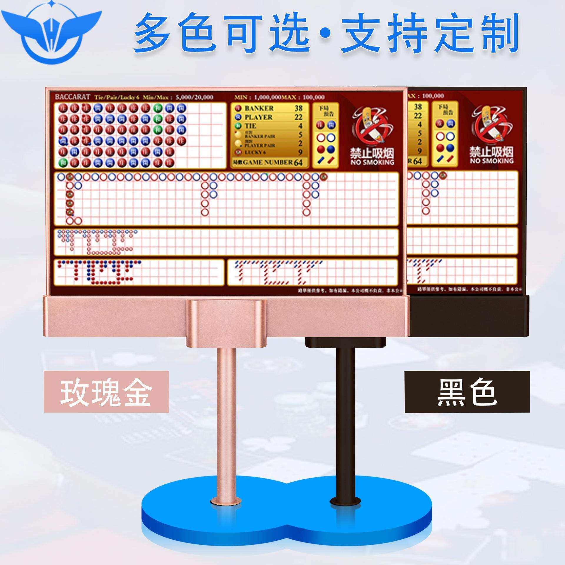 27寸32寸高清8MM双面显示屏LED高分辨率百家乐屏幕配件双面显示器