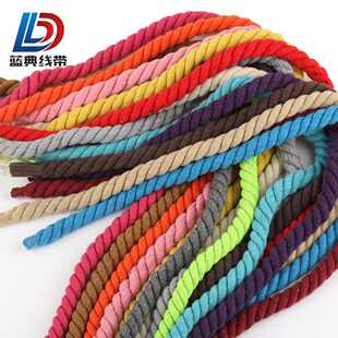 1厘米粗棉绳现货彩色红色10毫米棉线10mm粗春节中国结绳子编织