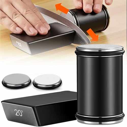 Rolling sharpener滚轮磨刀器【经典】铝合金金刚砂滚筒磨刀石