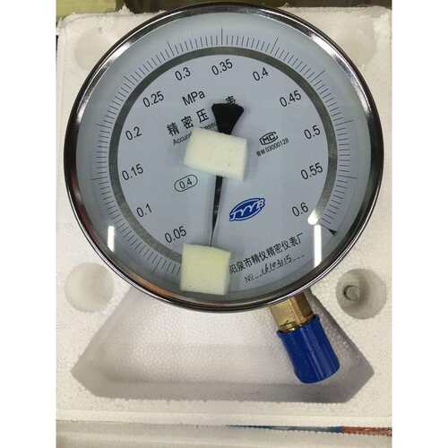 阳泉精密压力表（双刻度）单位1.6MPA 2.5MPA 0.25级 0.4级 PSI