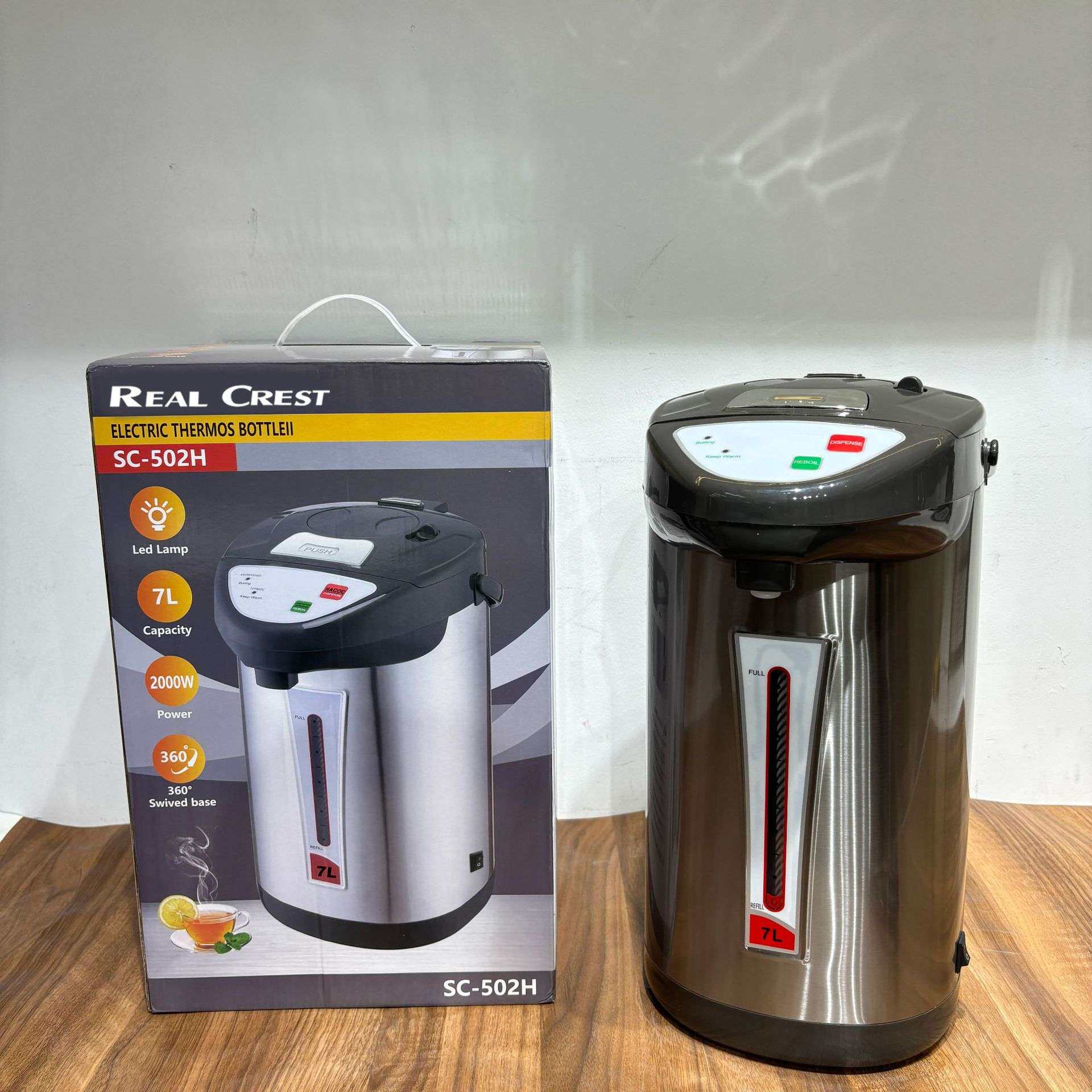 不锈钢7L电热水瓶小家电烧水壶恒温电水壶真保温家用保温热水机