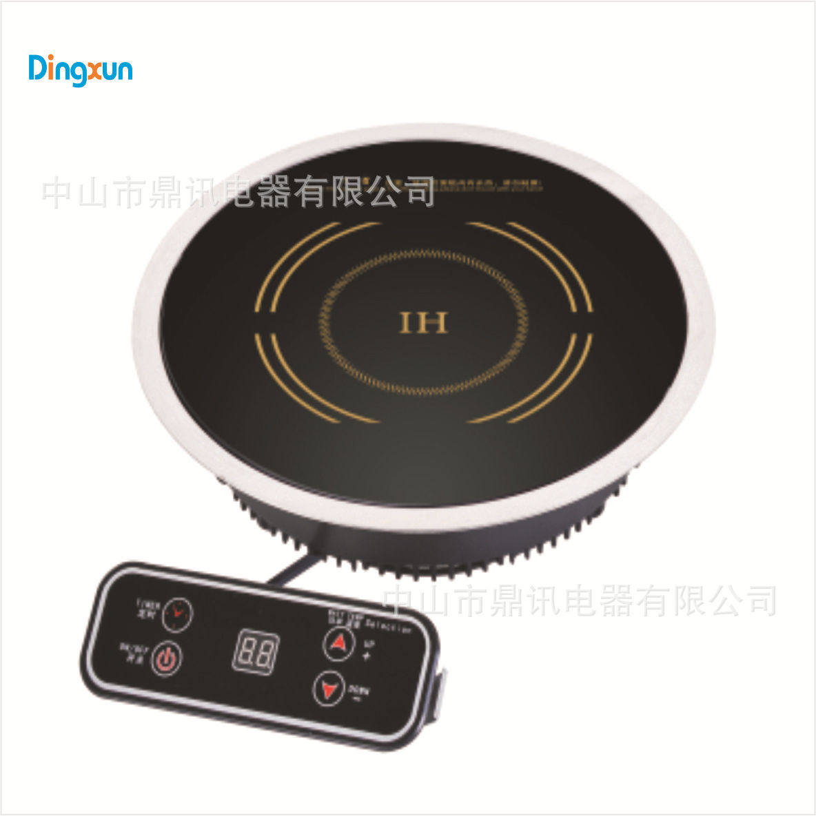 火锅电磁炉圆形火锅炉嵌入式下沉线按键商用酒店3000w 厂家直销