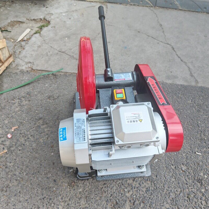 220V/380V家用型材切割机400mm砂轮切割机铸铁款金属切割台锯