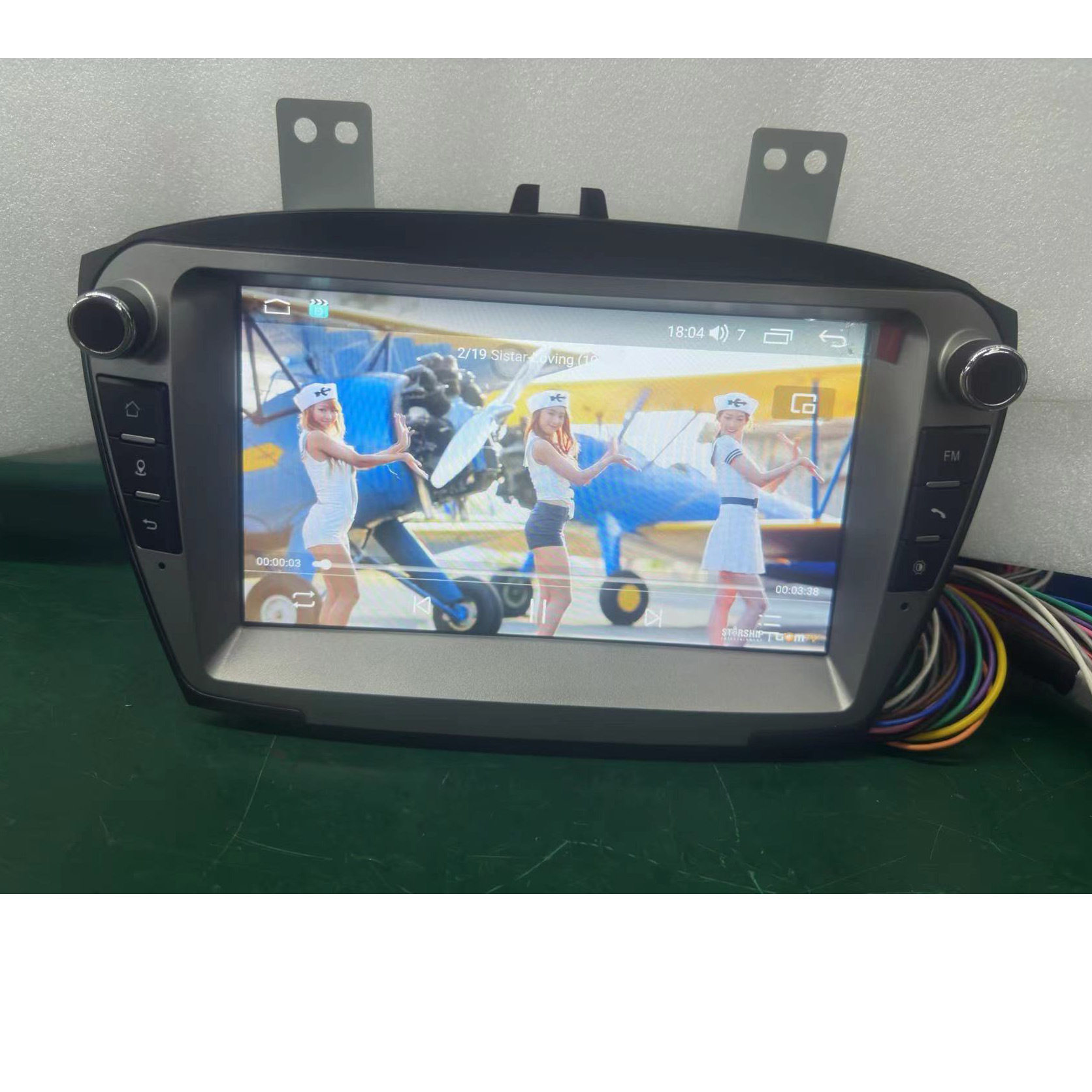 8寸现代原车导航升级安卓导航一体机适用途胜IX35车载DVD导航主机