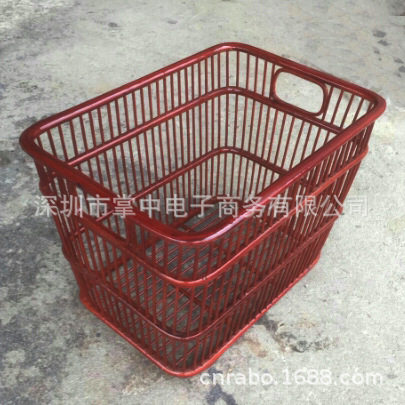 竹藤编毛巾篮酒店客房布草篮竹编长方梯形毛巾筐收纳竹筐厂家批发