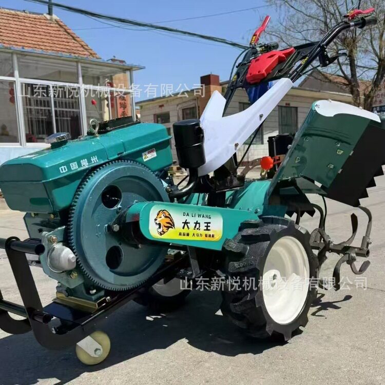 8马力柴油四驱微耕机小型汽油耕地开沟除草机大马力农用旋耕机