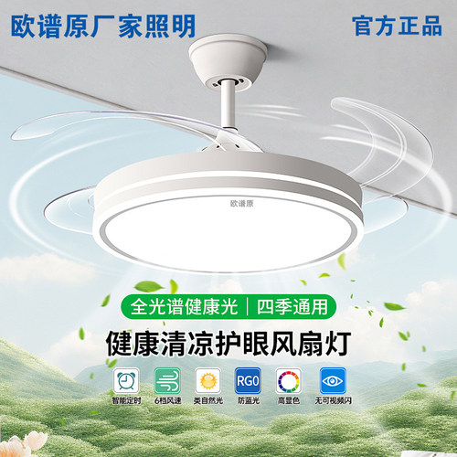 2026新款隐形餐厅风扇灯