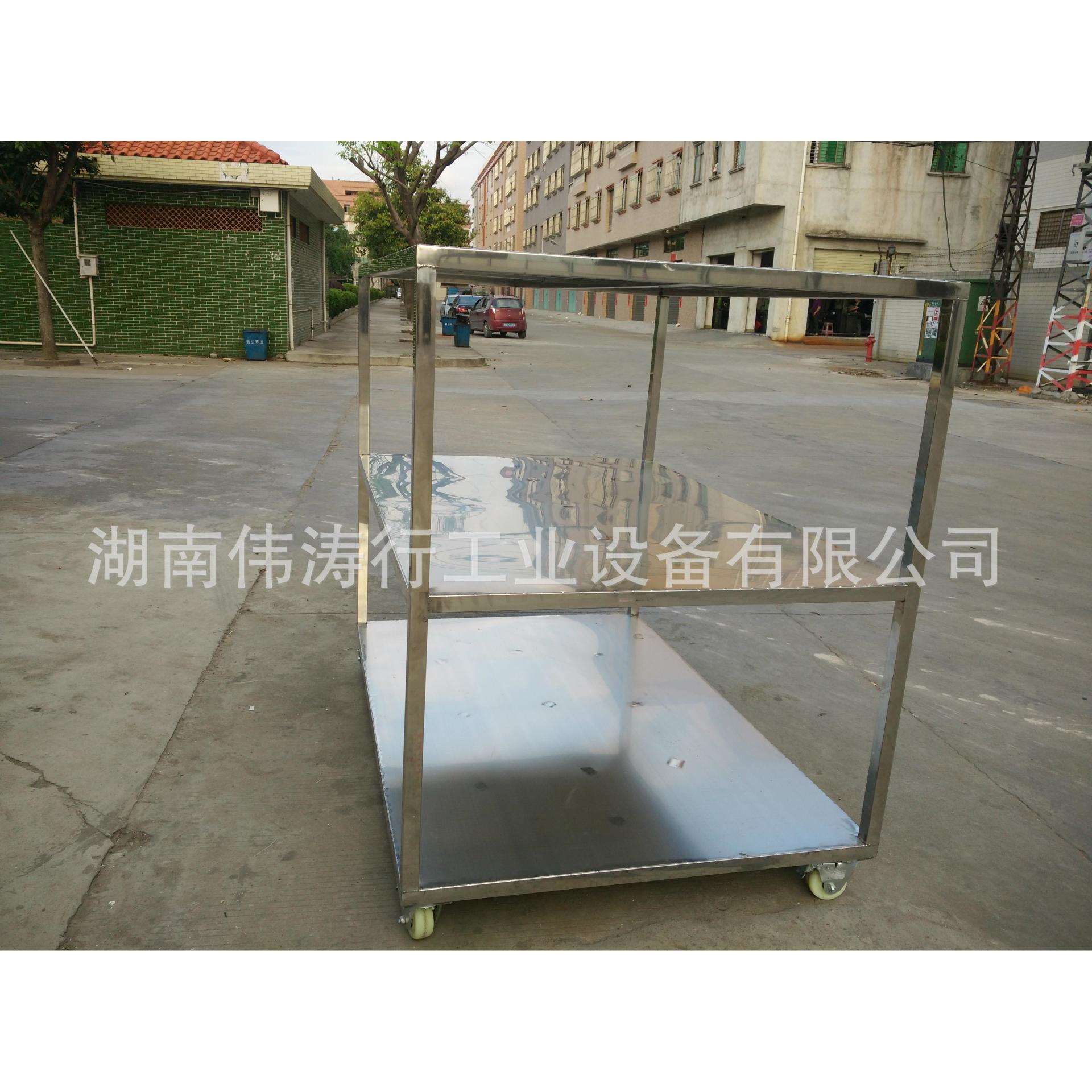 衡阳不锈钢周转车/线棒移动式台车/不锈钢物料台车厂家