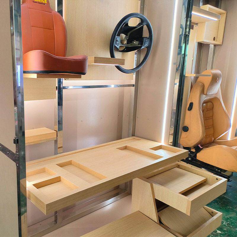 汽车改装配件展示柜车载饰品展柜4S店汽配展示架汽车配件展示柜
