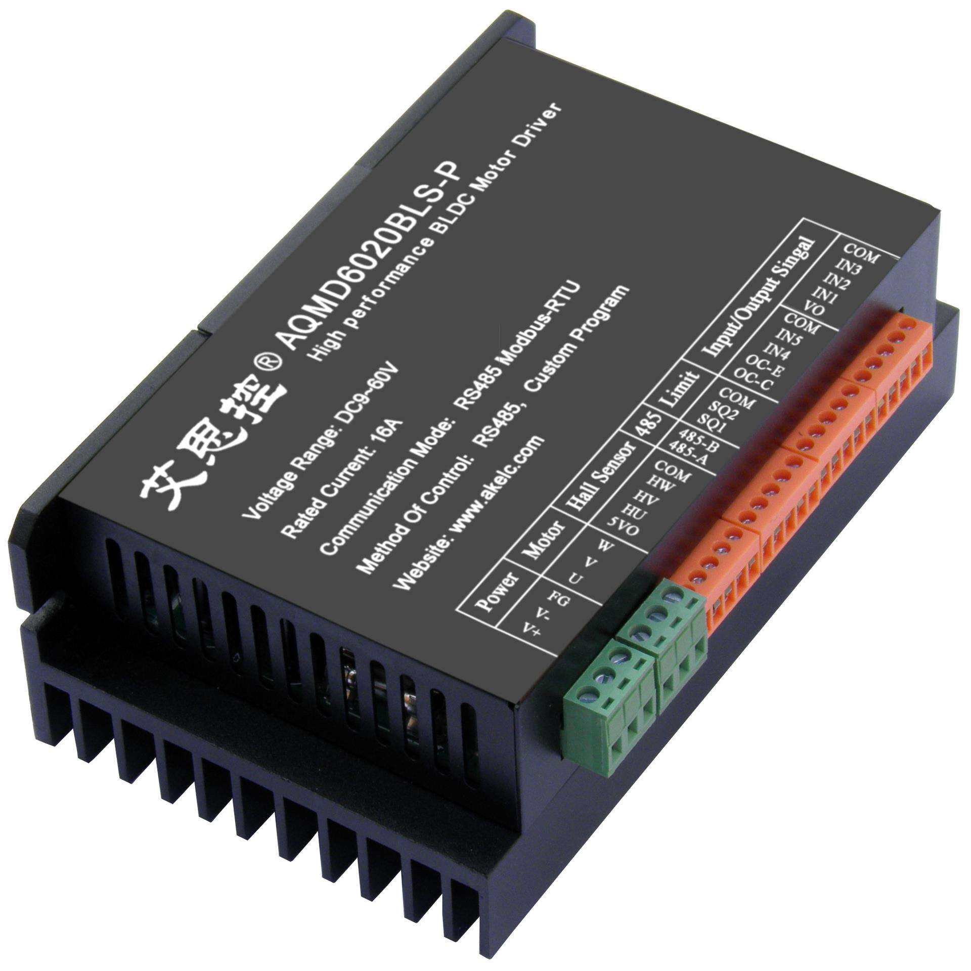 9-60V20A BLDC大功率无刷电机控制器 自定义运动过程编程控制