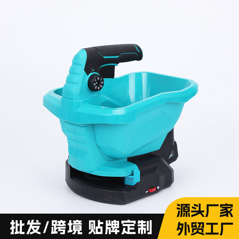 小型锂电播种机农用大容量施肥投料一体机大豆蔬菜籽手提式播种器