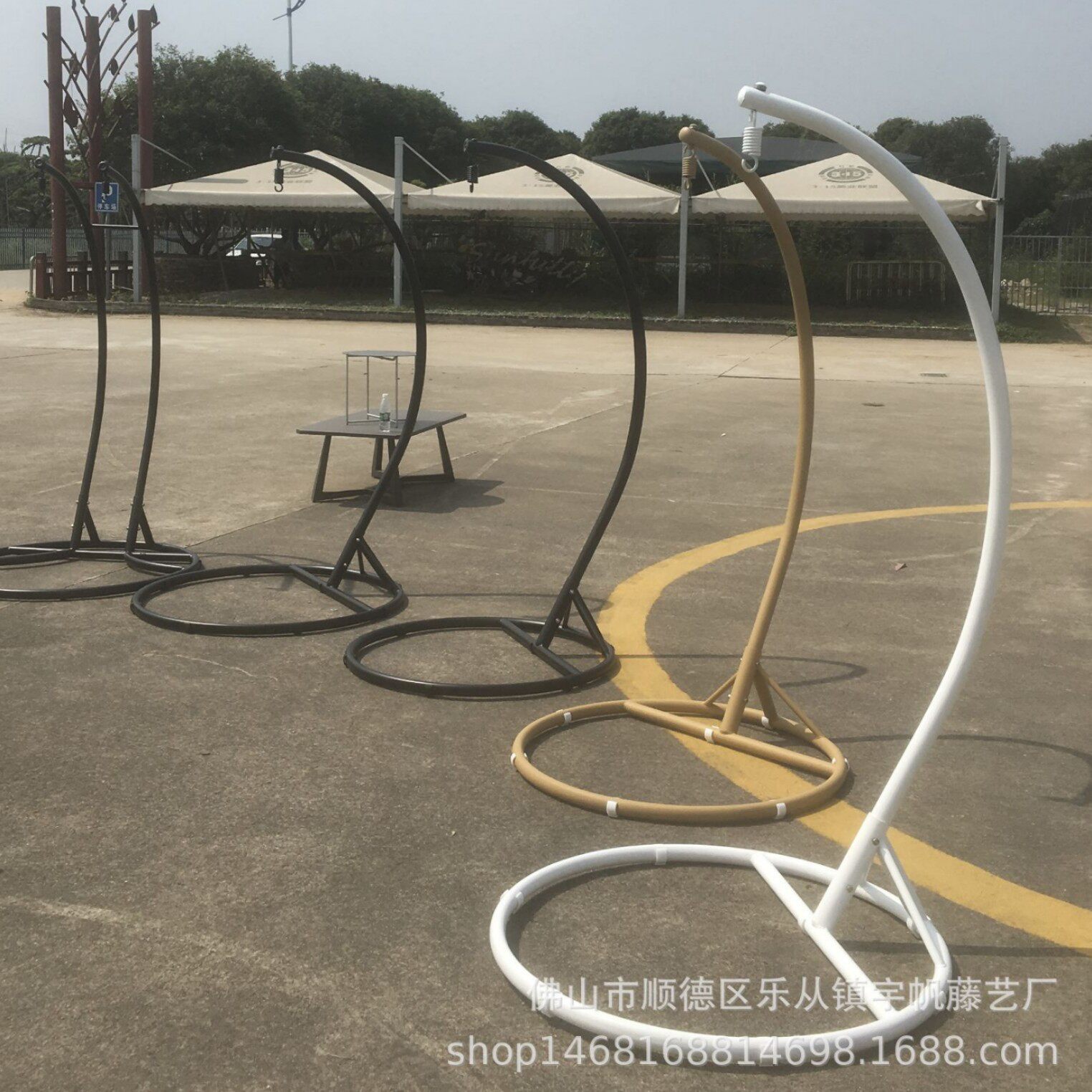 户外吊篮拆装支架藤椅秋千吊架阳台吊椅吊床支撑架摇篮椅架子