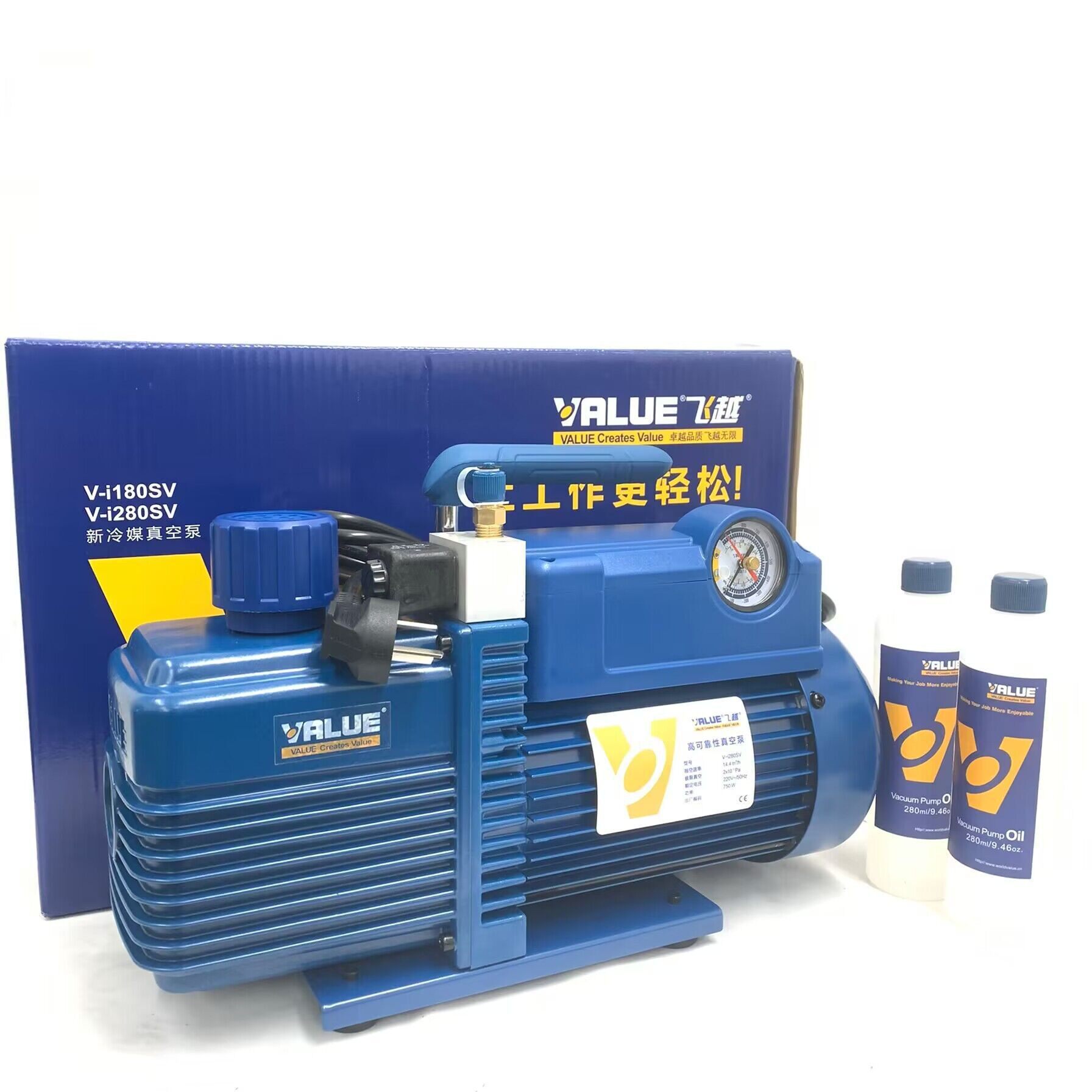 飞越4L双极旋片真空泵750W