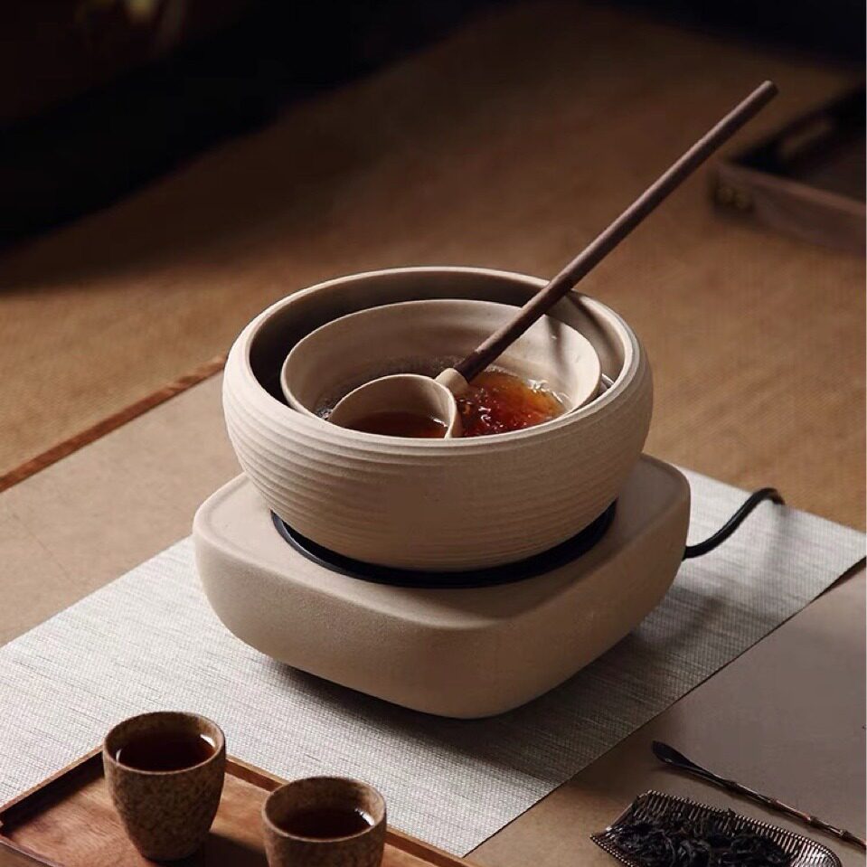 品陶堂复古麦饭石电陶煮茶炉套装