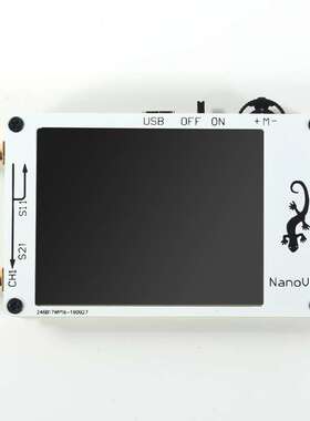NanoVNA矢量网路分析仪2.8英寸驻波比50KHz-900MHzHF短板分析仪