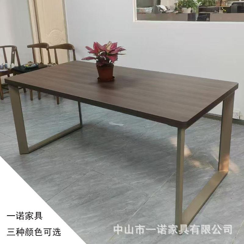 简单钢架桌长条桌简约小型会议室洽谈长桌功能台办公桌条桌会议桌