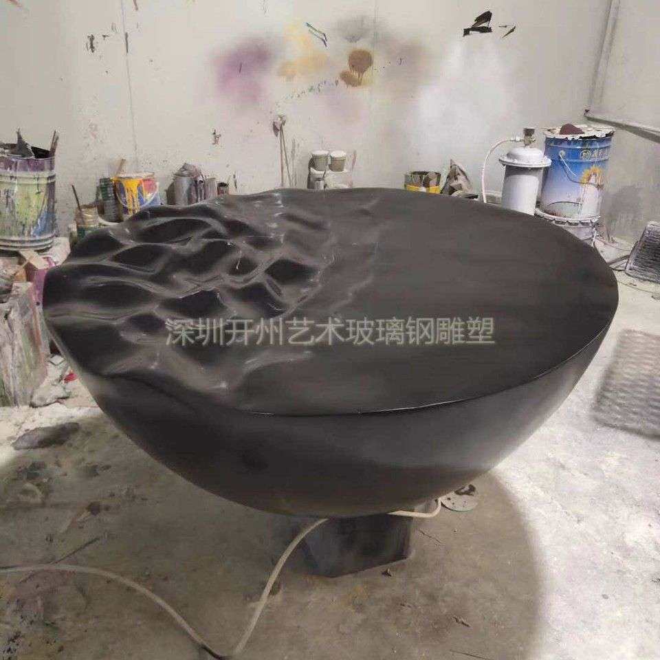深圳厂家直销玻璃钢小圆盘公园广场别墅购物中心景观雕塑酒店大堂