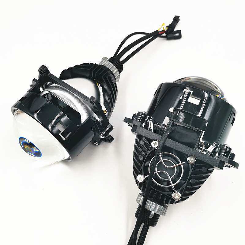 3.0寸led汽车大灯海拉HL2透镜大灯55W高亮聚光LED透镜通用