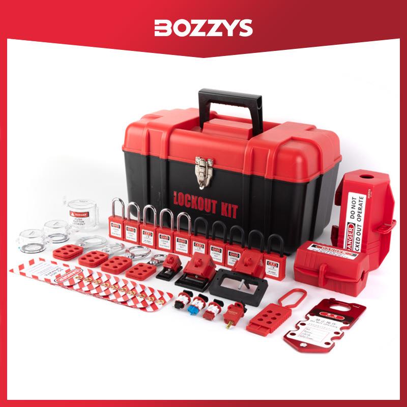 BOZZYS工业安全锁具便携式手提锁具工作箱电气锁组合套装BD-Z15