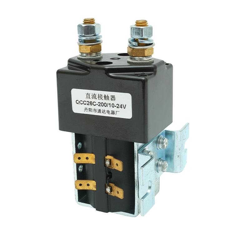 厂家电动叉车直流接触器QCC26C-200/10(24V)油泵电机主继电器