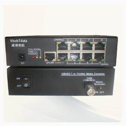 10BASE-2转10BASE-T bnc接口hub bnc集线器 media converter