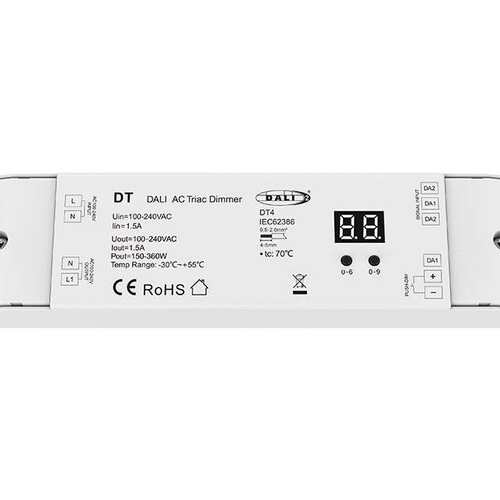 AC100-240V 1路*1.5A DALI 可控硅调光器(DT4) DT