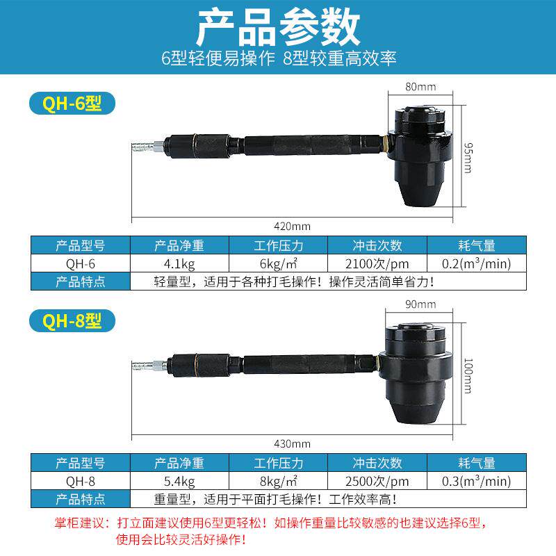 气动锤冲击气锤凿毛机手持式空气锤混凝土墙面石材荔枝面打麻