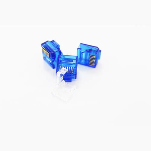 直供 网线专用 RJ45六类屏蔽金壳超五类六类非屏蔽短体二件式水晶