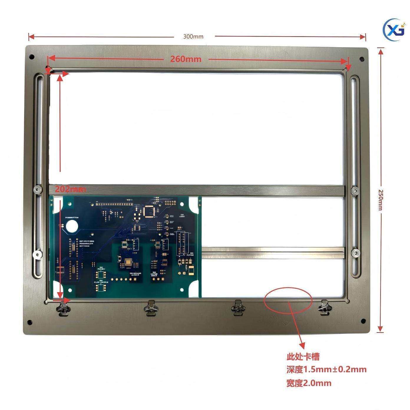 SMT过炉治具托盘贴片可调波峰焊过回流焊一体载具卡扣夹具