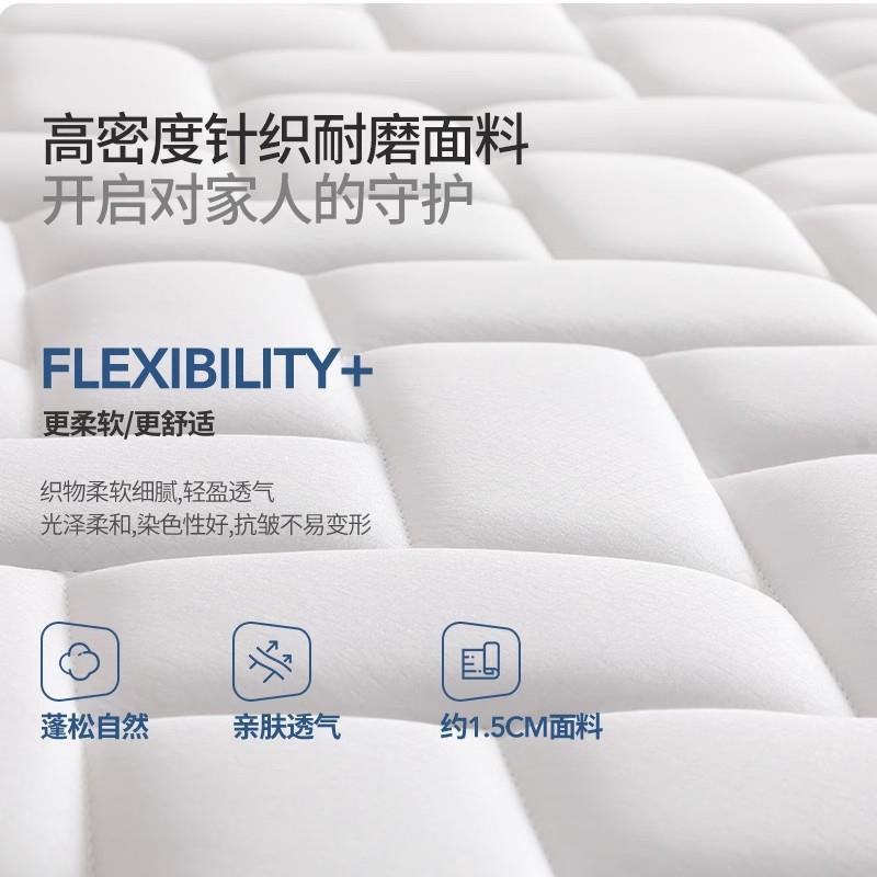 亲肤乳胶床垫大双人床1.5米1.8米六环精钢弹簧椰棕垫