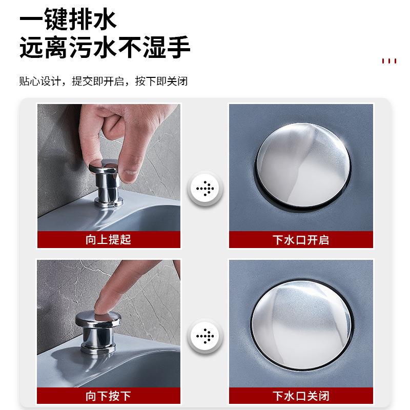 拖把池阳台拖把盆卫生间移动洗墩布池拖布池家用新款地盆水池水槽