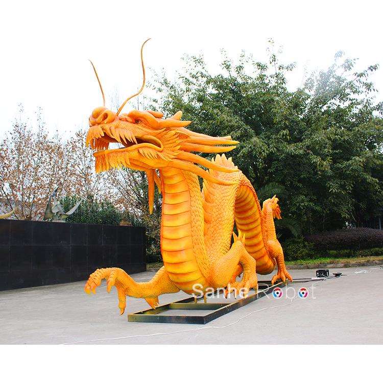 景观雕塑 仿真机电模型 中国龙 公园文化主题模型摆件 工厂直销