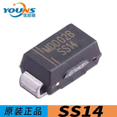 肖特基二极管 SS14 SS24 SS34 SMA封装 电流1A 耐压40V MDD现货