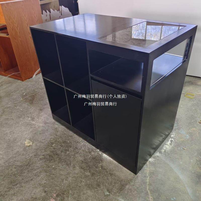 中岛台轻奢一体商用柜台收银台展示柜透明服装店整体时尚女装简约