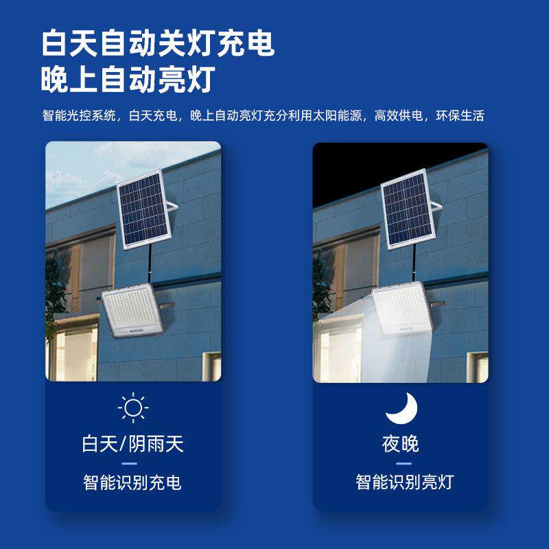 天空之境238珠太阳能户外人体感应照明灯投光灯感应灯持久