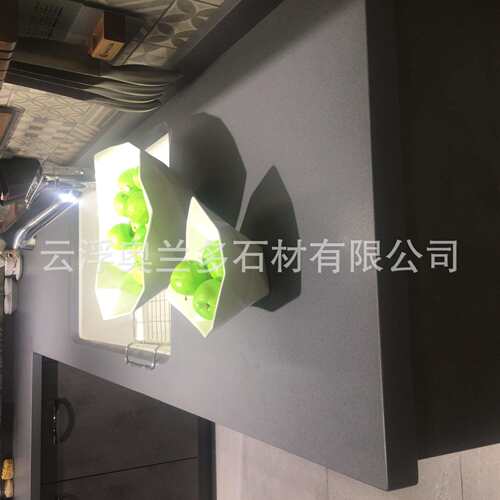 特殊面石材荔枝喷沙面火烧面酸洗面树皮面石英石厨房台面墙身