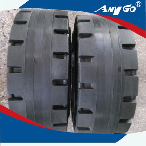 厂家销售AnyGo平板拖车实心轮胎21x8x15TR挂车轮胎