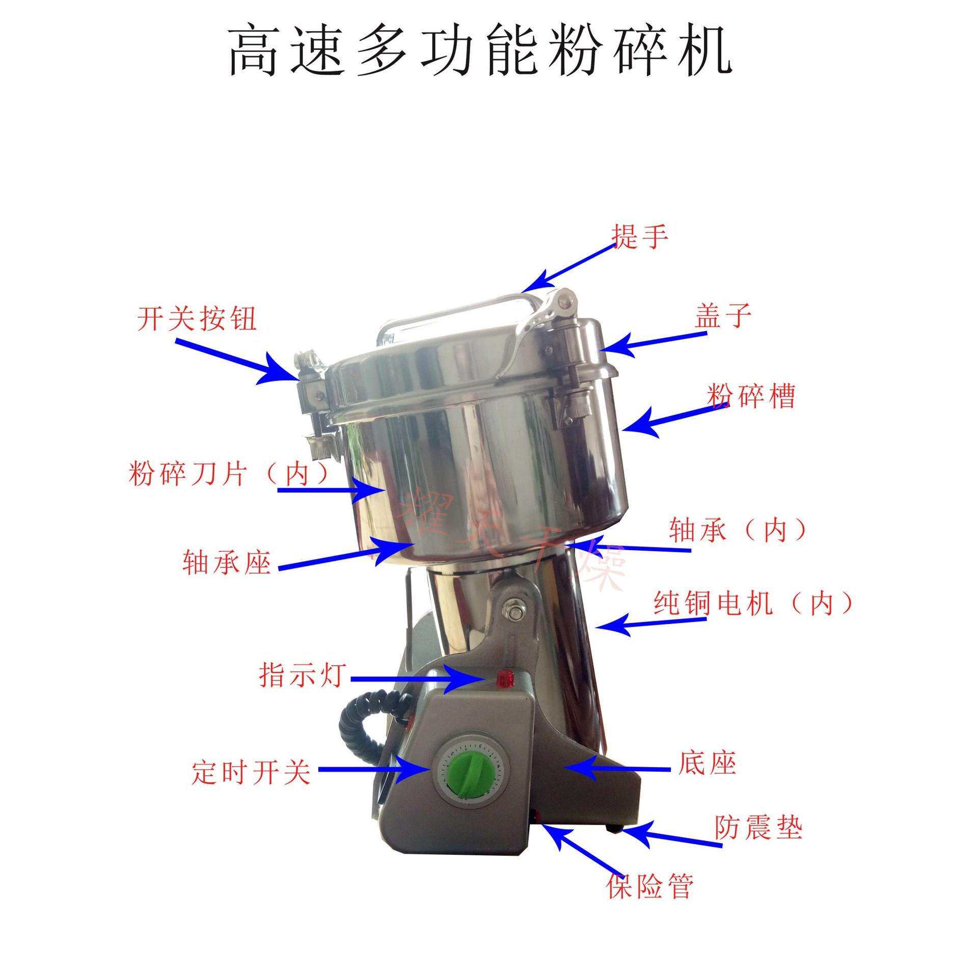 供应实验室小型粉碎机 高速多功能摇摆式粉碎机 厂家直销价格优惠