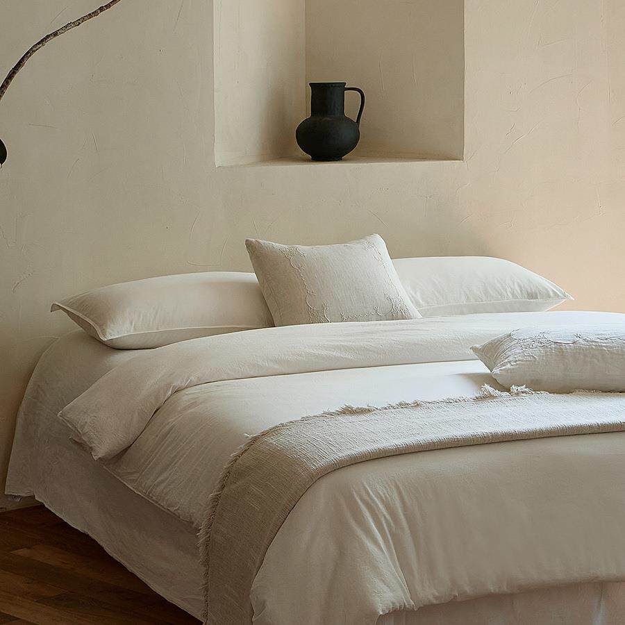 日式简约白色全棉床单四件套纯棉a类纯色被套出口黑灰色床上用品