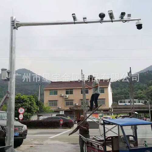 道路交通监控杆电子监控立杆八角监控立杆电警杆源头厂家