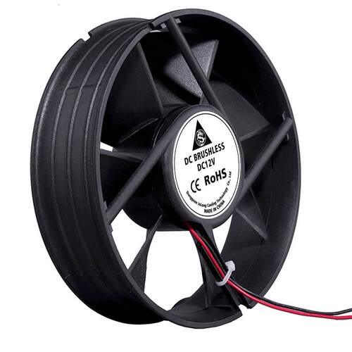 圆框14038散热风扇5V/12V/24V14038圆形灭蚊灯吸尘器CPU散热风扇