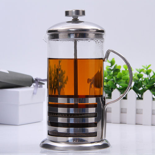 不锈钢咖啡壶法式按压冲茶壶不锈钢冲茶器350