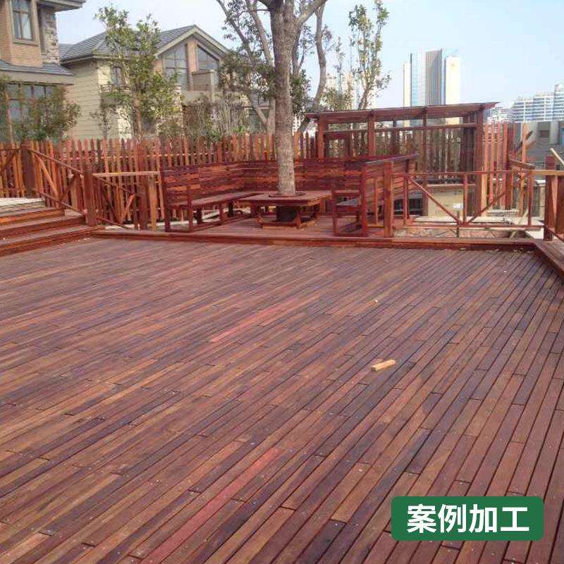加工山樟木板山樟木防腐木园林景观防腐菠萝格园林景观专用